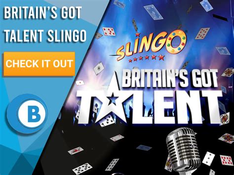 Slingo Britian S Got Talent Novibet