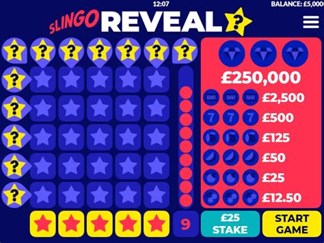 Slingo Reveal Slot Gratis