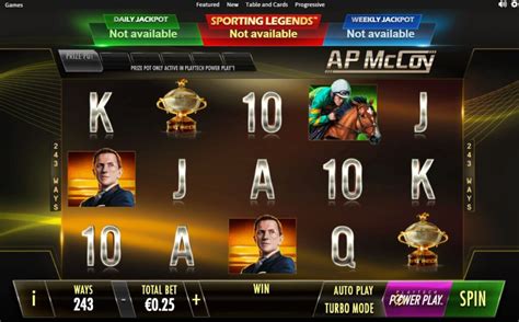 Sporting Legends Ap Mccoy Pokerstars