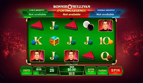 Sporting Legends Ronnie O Sullivan Slot - Play Online