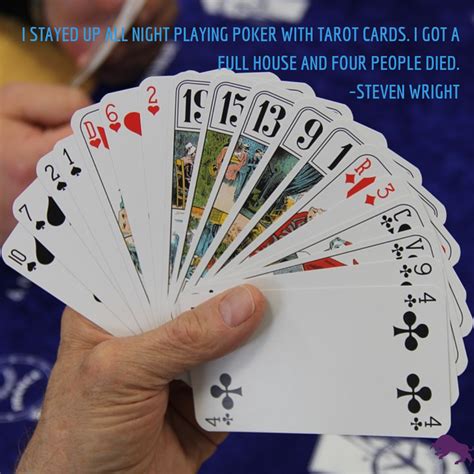 Steven Wright Poker Tarot
