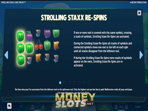 Strolling Staxx Cubic Fruits Betsson
