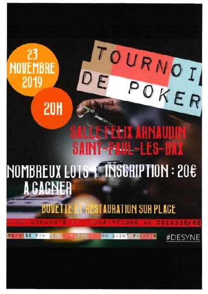 Tournoi De Poker St Paul Les Dax