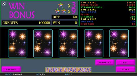 Triple Star 2000 1xbet