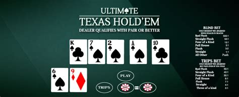 Ultimate Texas Holdem Vs Revendedor