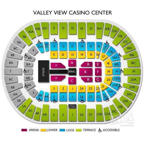 Valley View Casino Center De Estar Mapa