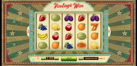 Vitntage Win Slot - Play Online