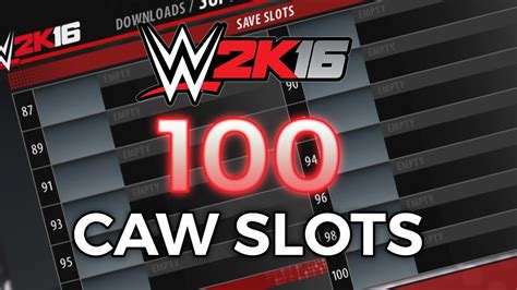 Wwe 2k16 Caw Slots