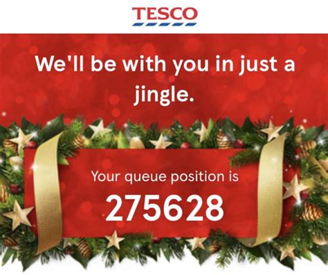 Xmas Entrega Slots Tesco