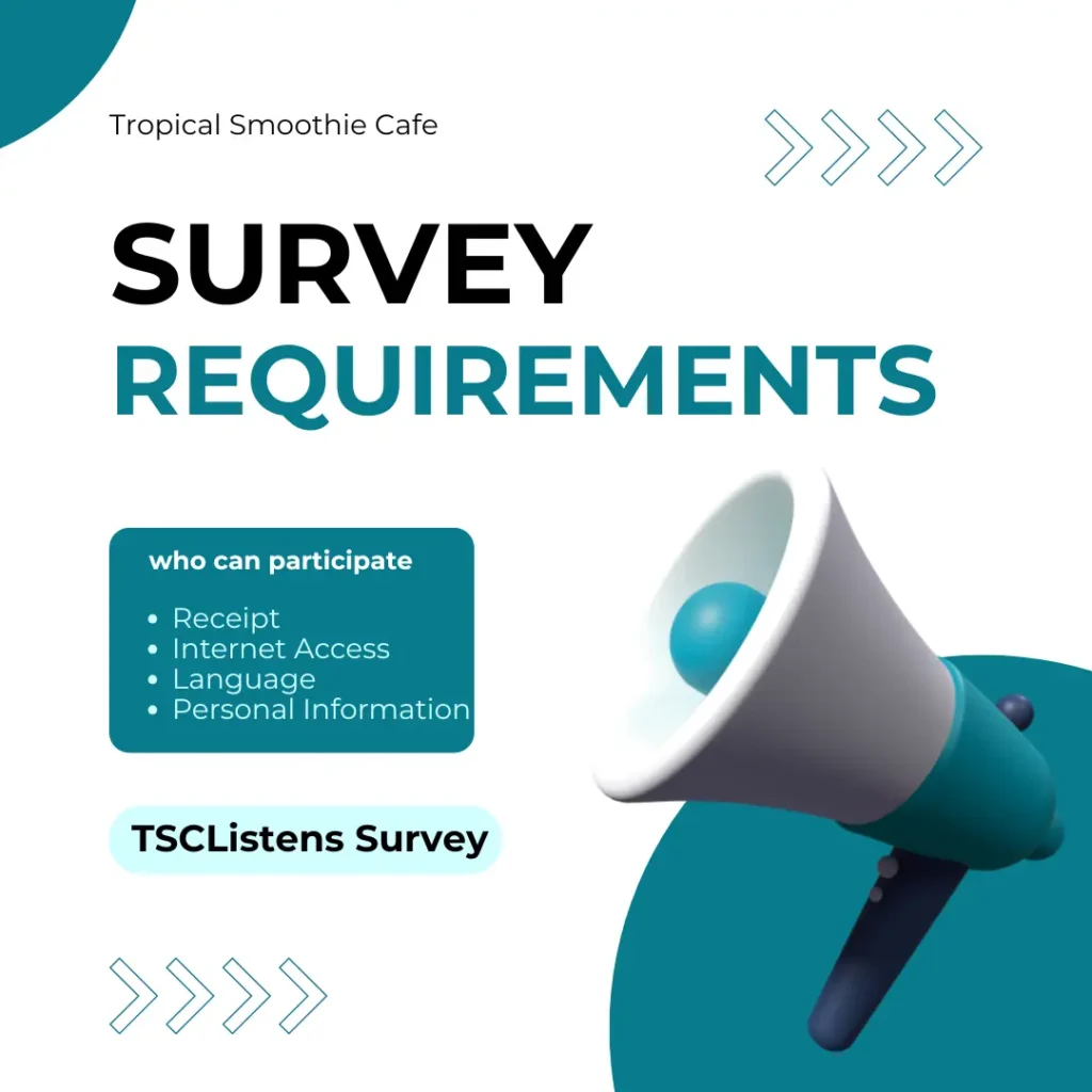 TSCListens Survey Requirements