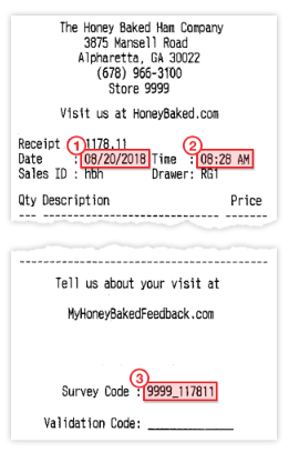 MyHoneyBakedFeedback